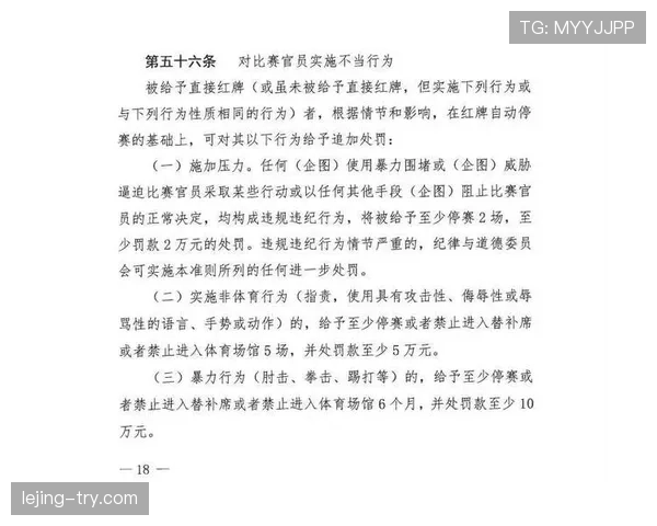 重罚规则拆解：哪些犯规行为会触发足球比赛中的严厉处罚？